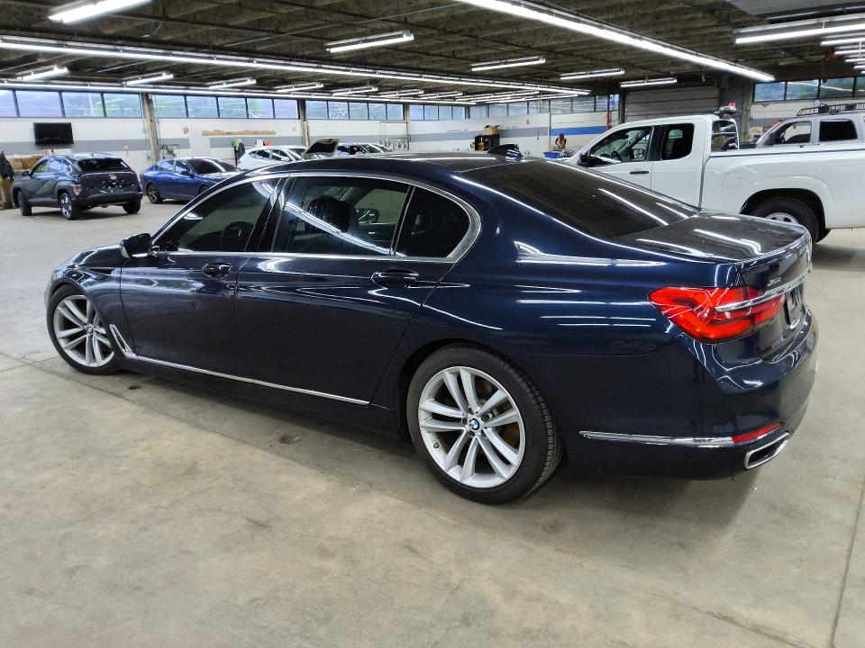2016 BMW 7 series VIN WBA7F2C53GG418261 COPART salvage auction — HAIL, Il - Certificate Of Title, sold $3,650 on 2026-07-28 (photo 2)
