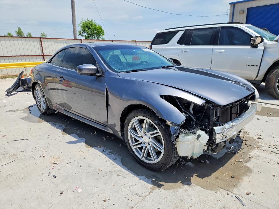 2012 Infiniti G VIN JN1CV6FE2CM200639 COPART salvage auction — FRONT END, Tx - Salvage Vehicle Title, sold $2,650 on 2026-07-28 (photo 4)