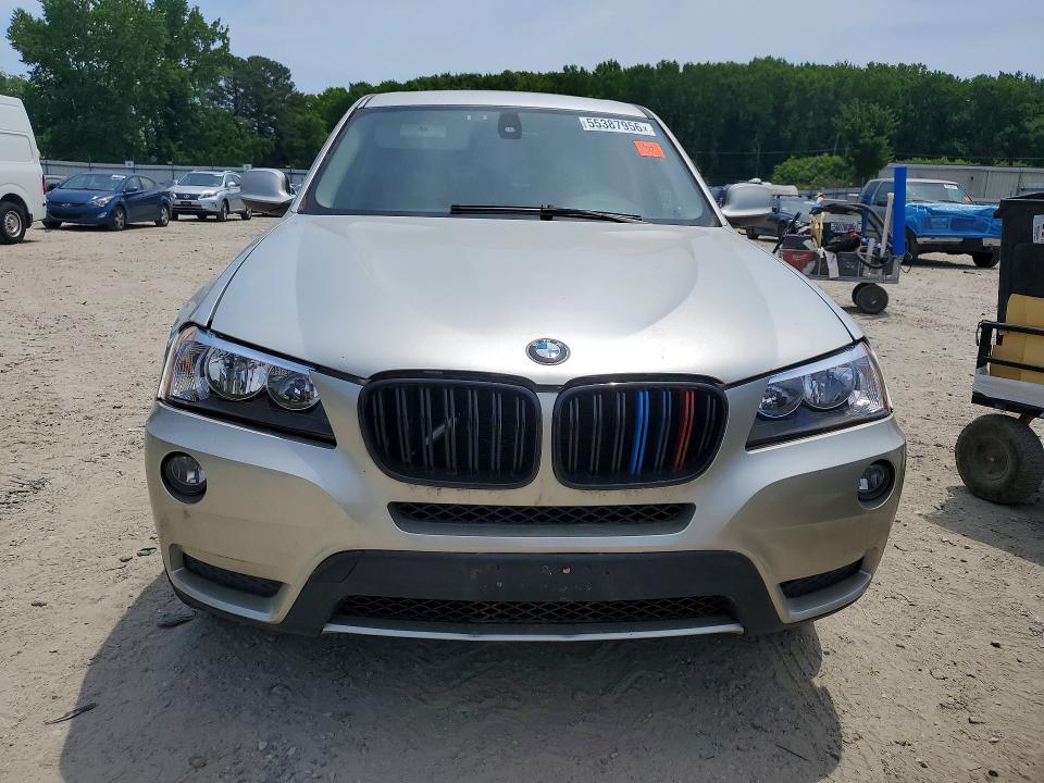 2011 BMW X3 VIN 5UXWX5C54BL712456 COPART salvage auction — NORMAL WEAR, Va - Certificate Of Title, sold $375 on 2026-07-02 (photo 5)