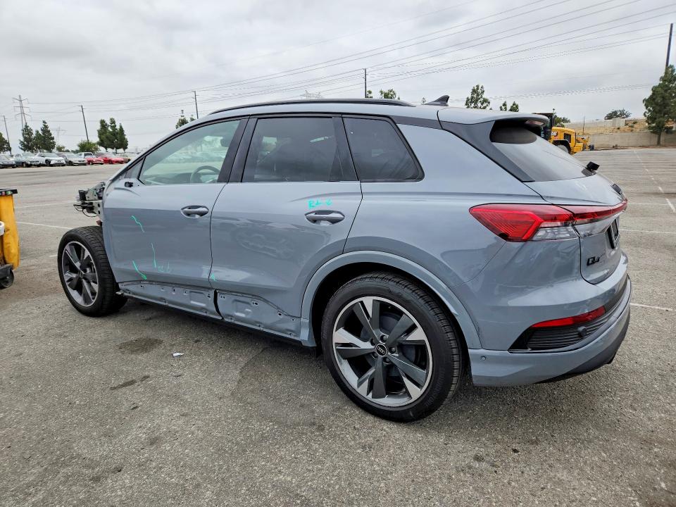 2024 Audi Q4 e-tron VIN WA1LUBFZXRP058912 COPART salvage auction — FRAME DAMAGE, Ca - Salvage Certificate, sold $13,500 on 2026-09-03 (photo 2)