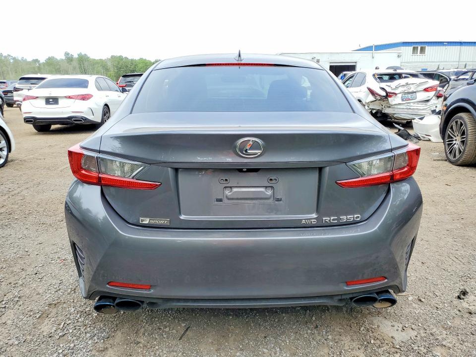 2015 Lexus Rc 350 VIN JTHSE5BC5F5000438 COPART salvage auction — FRONT END, On - Permit No Brand - Unfit, sold $5,200 on 2026-07-09 (photo 6)