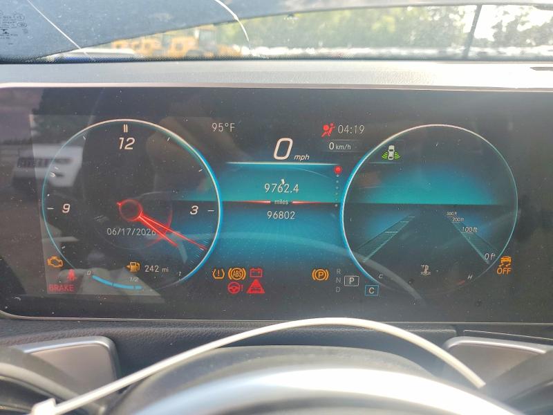 2021 Mercedes-benz Glb VIN W1N4M4GB8MW107863 COPART salvage auction — FRONT END, Nc - Dealer Only Clean Title, sold $6,100 on 2026-07-30 (photo 9)
