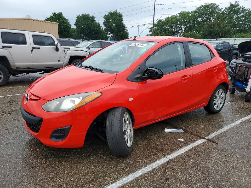 2013 Mazda 2 VIN JM1DE1KY5D0154995 COPART salvage auction — REAR END, Oh - Certificate Of Title, sold $875 on 2026-07-10 (photo 1)