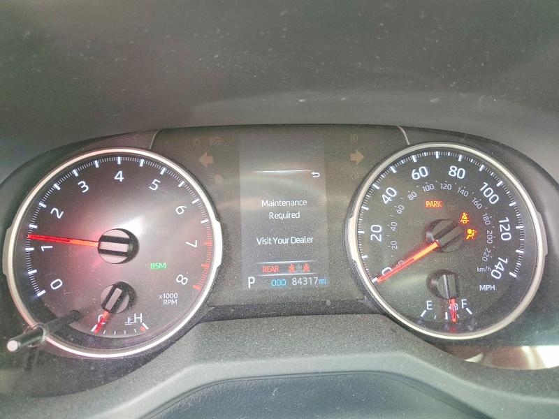 2020 Toyota Rav 4 VIN JTMG1RFVXLD059038 COPART salvage auction — FRAME DAMAGE, In - Cert Of Title-Salvage Title, sold $8,000 on 2026-07-24 (photo 9)