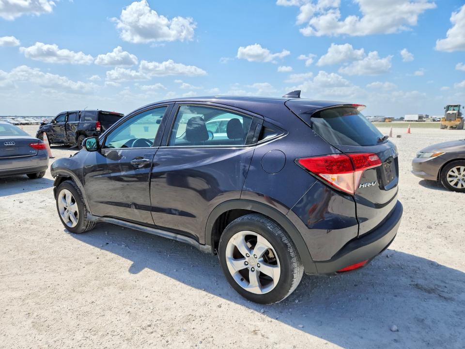 2016 Honda Hr-v VIN 3CZRU5H35GM707197 COPART salvage auction — FRONT END, TX - SALVAGE VEHICLE TITLE (P), sold $2,350 on 2026-07-09 (photo 2)