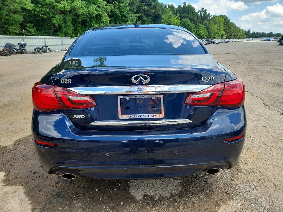 2019 Infiniti VIN JN1BY1AR8KM585588 COPART salvage auction — FRONT END, La - Cert Of Title-Salvage, sold $2,100 on 2026-07-09 (photo 6)