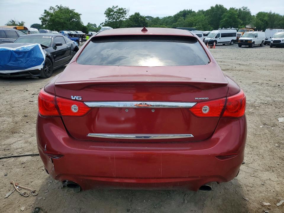 2016 Infiniti Q50 VIN JN1EV7AP7GM303276 COPART salvage auction — MECHANICAL, Fl - Certificate Of Title, sold $400 on 2026-07-02 (photo 6)