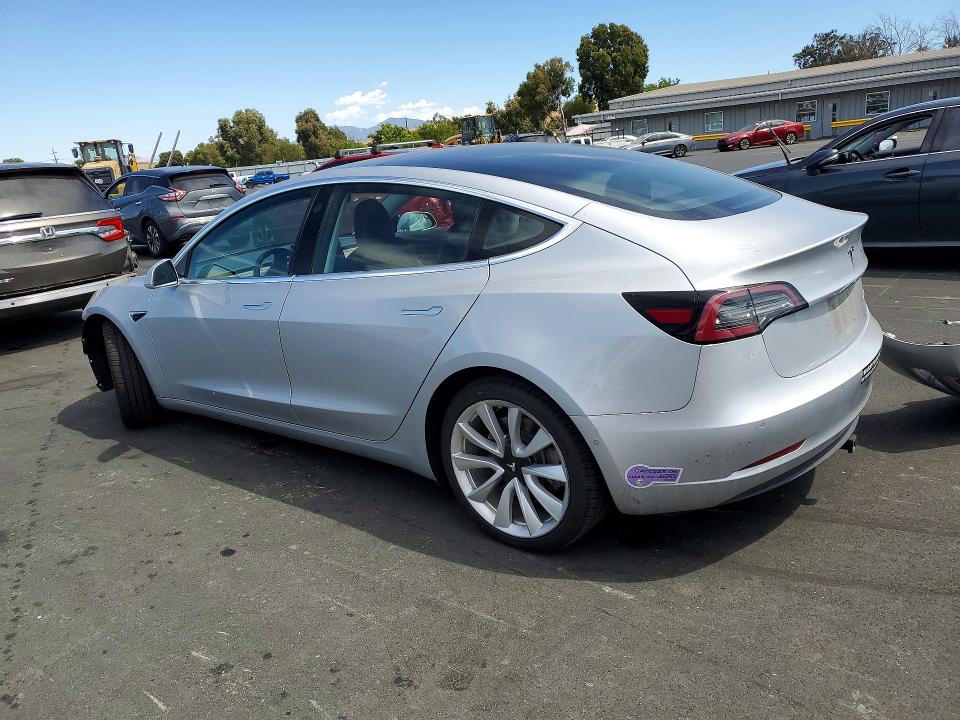 2018 Tesla Model 3 VIN 5YJ3E1EB4JF091193 COPART salvage auction — FRONT END, Ca - Salvage Certificate, sold $6,800 on 2026-07-08 (photo 2)