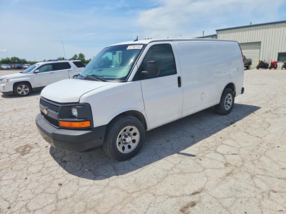 2014 Chevrolet Express 1500 VIN 1GCSGAFX9E1191465 COPART salvage auction — MINOR DENT/SCRATCHES, Ks - Certificate Of Title, sold $325 on 2026-07-08 (photo 1)