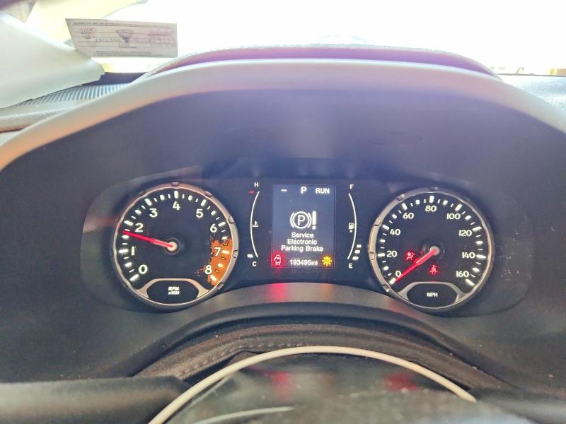 2016 Jeep Renegade VIN ZACCJBBT1GPD25810 COPART salvage auction — REAR END, Pa - Certificate Of Salvage, sold $900 on 2026-08-14 (photo 9)