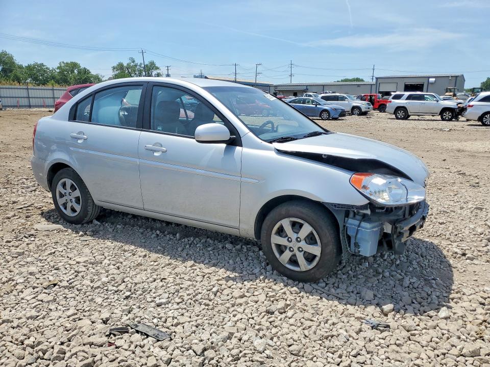 2011 Hyundai Accent VIN KMHCN4AC9BU597414 COPART salvage auction — FRONT END, Il - Salvage Certificate, sold $800 on 2026-07-10 (photo 4)