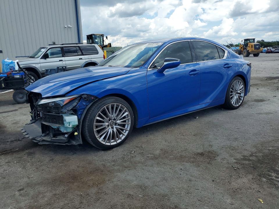 2022 Lexus Is VIN JTHDA1D2XN5119487 — COPART salvage auction photo