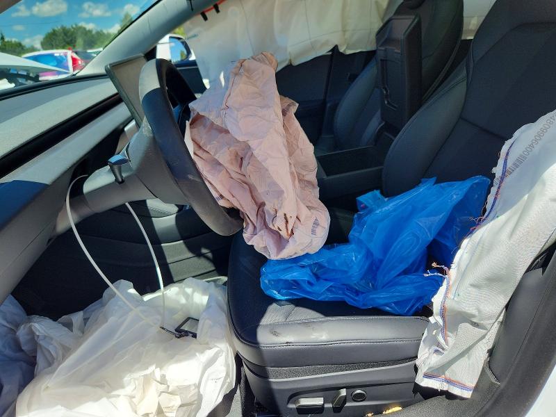 2026 Tesla Model 3 VIN 5YJ3E1EA0TF124314 COPART salvage auction — FRONT END, Salvage Title, sold $11,100 on 2026-09-08 (photo 7)