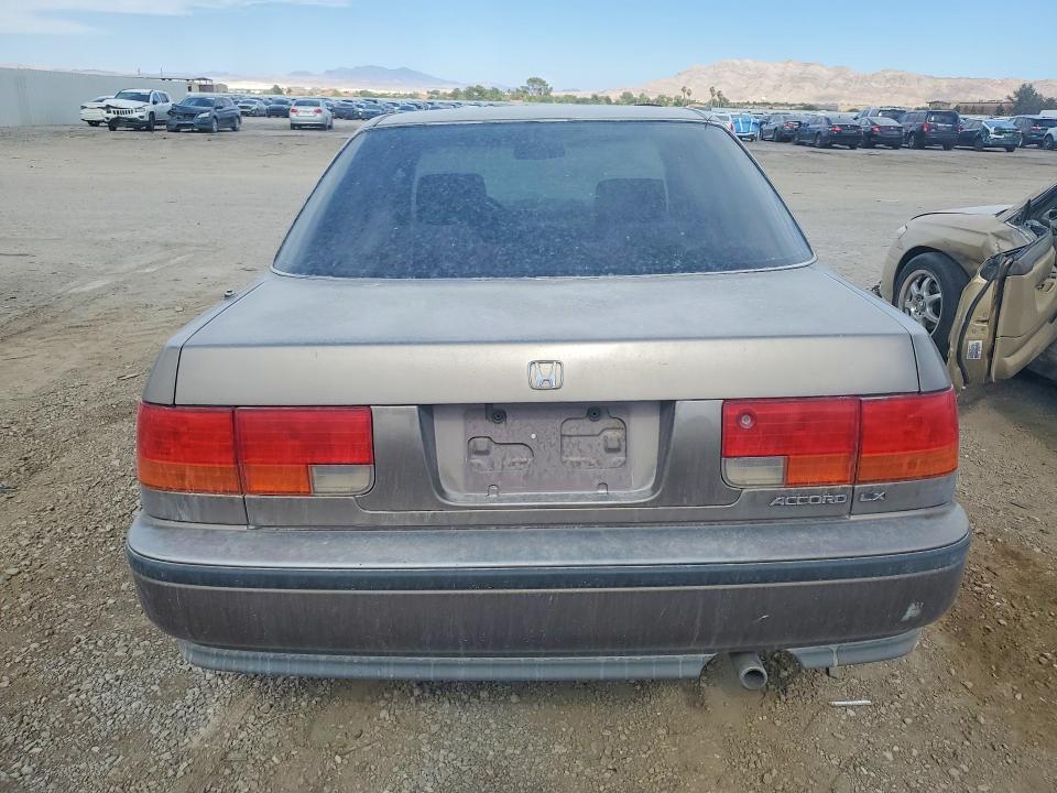 1993 Honda Accord VIN JHMCB7658PC046766 COPART salvage auction — FRONT END, Nv - Non-Repairable Vehicle Cert, sold $125 on 2026-07-07 (photo 6)