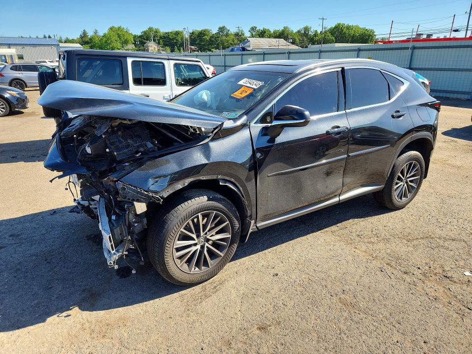 2022 Lexus Nx 350 VIN JTJAGCEZ4N2002156 COPART salvage auction — FRONT END, PA - CERTIFICATE OF SALVAGE, sold $2,300 on 2026-07-02 (photo 1)