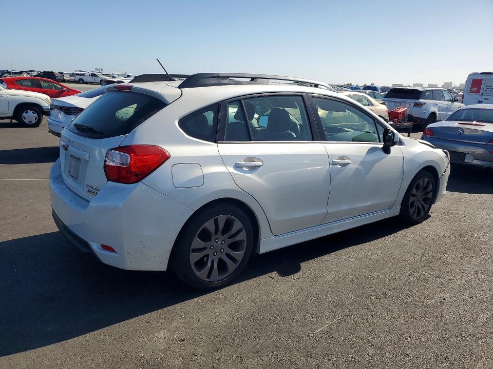 2014 Subaru Impreza VIN JF1GPAR67E8302827 COPART salvage auction — FRONT END, CA - SALVAGE CERTIFICATE, sold $1,600 on 2026-07-13 (photo 3)