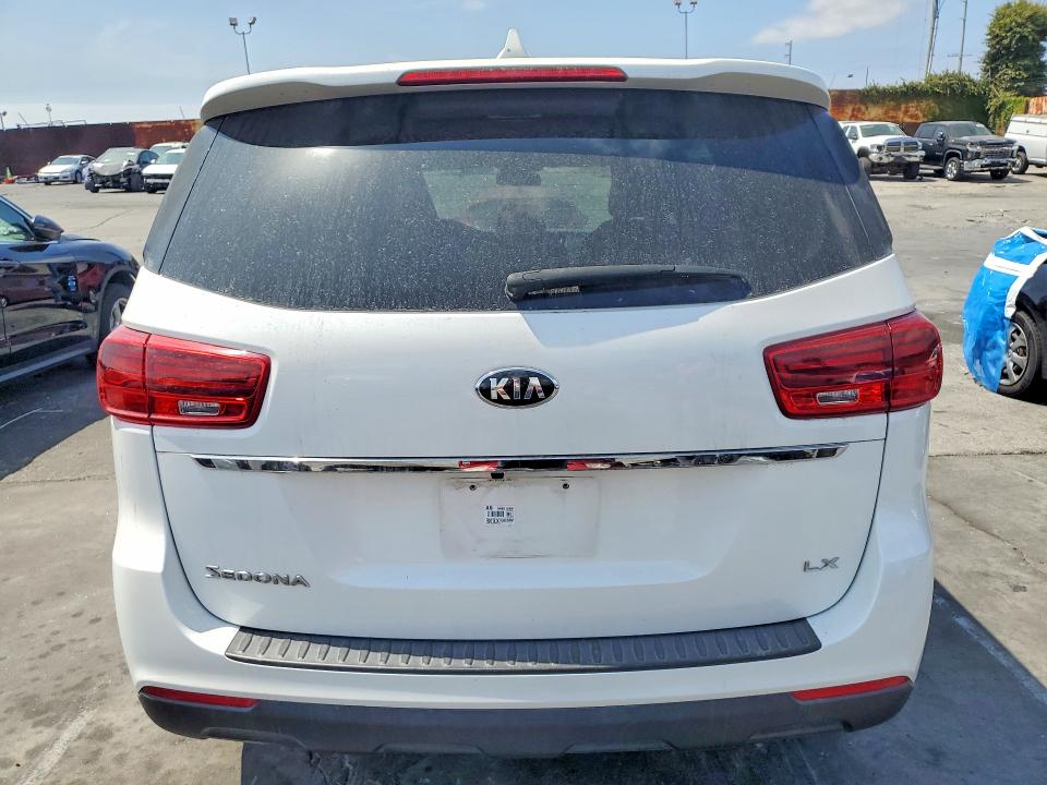 2020 Kia SEDONA VIN KNDMB5C18L6634803 COPART salvage auction — FRONT END, Ca - Salvage Certificate (P), sold $3,300 on 2026-07-08 (photo 6)