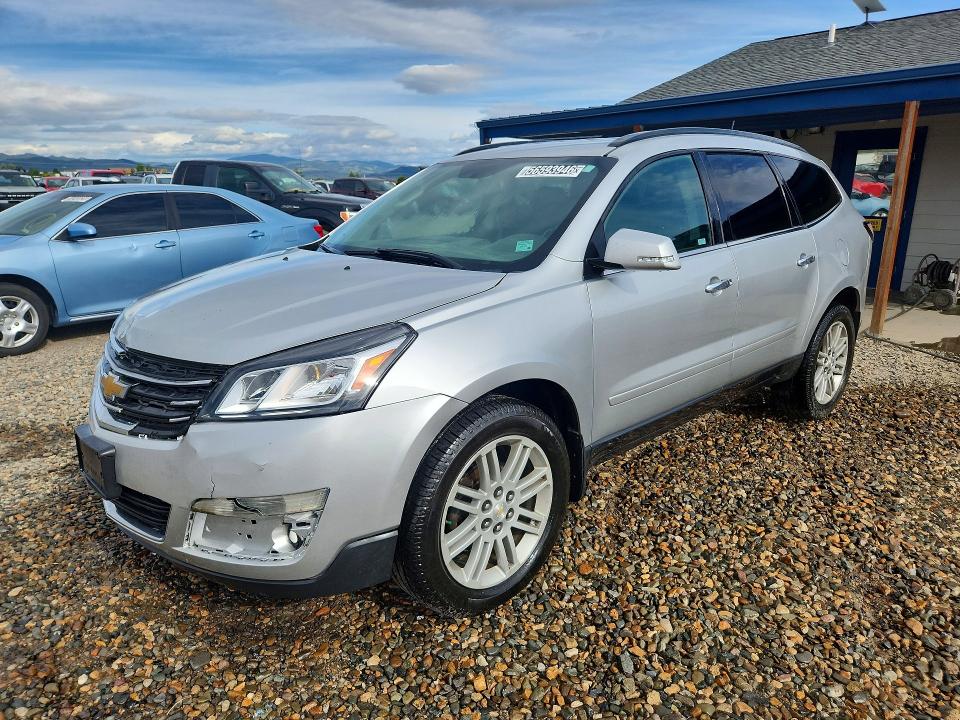 2014 Chevrolet Traverse VIN 1GNKVGKDXEJ375549 COPART salvage auction — FRONT END, WV - CERTIFICATE OF TITLE, sold $175 on 2026-07-09 (photo 1)