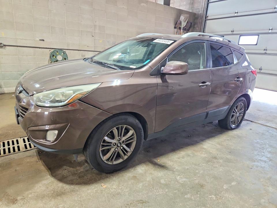 2015 Hyundai Tucson VIN KM8JUCAG1FU030093 COPART salvage auction — FRONT END, Va - Certificate Of Title, sold $1,900 on 2026-07-28 (photo 1)