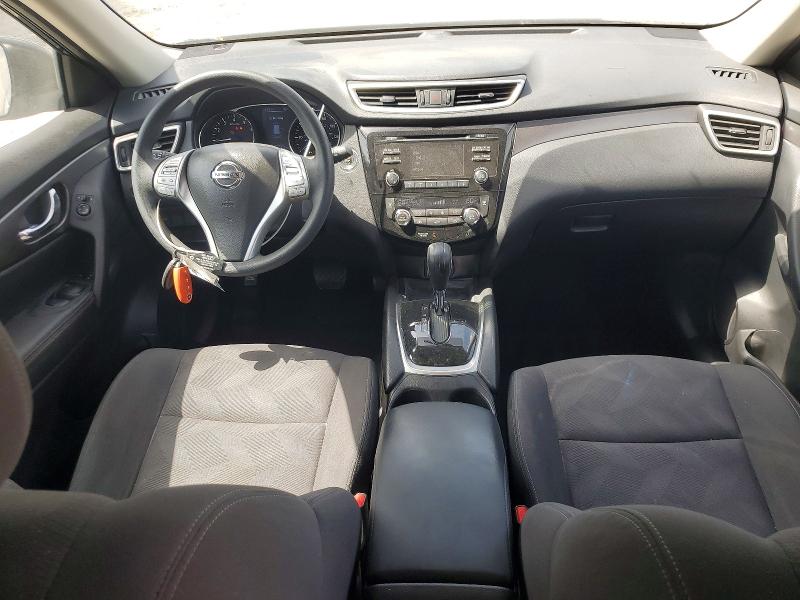 2016 Nissan Rogue VIN KNMAT2MT9GP667503 COPART salvage auction — REAR END, Tx - Salvage Vehicle Title, sold $2,750 on 2026-07-14 (photo 8)