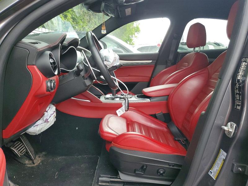 2021 Alfa romeo Stelvio VIN ZASPAKBN2M7D20909 COPART salvage auction — FRONT END, On - Permit No Brand - Unfit, sold $10,000 on 2026-07-14 (photo 7)
