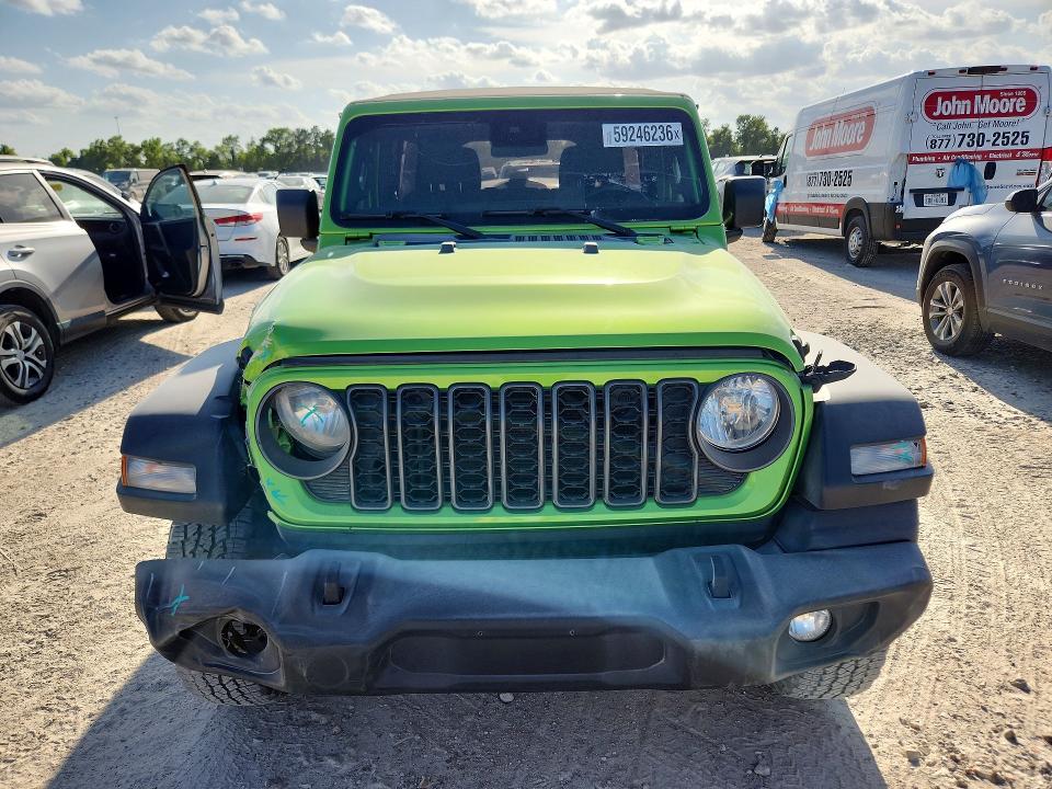 2025 Jeep Wrangler / VIN 1C4PJXDG9SW536585 COPART salvage auction — REAR END, Tx - Certificate Of Title, sold $18,000 on 2026-07-28 (photo 5)