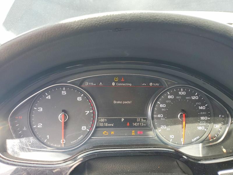 2014 Audi A8 VIN WAURGAFDXEN004650 COPART salvage auction — FRONT END, MI - CERTIFICATE OF TITLE, sold $325 on 2026-07-31 (photo 9)