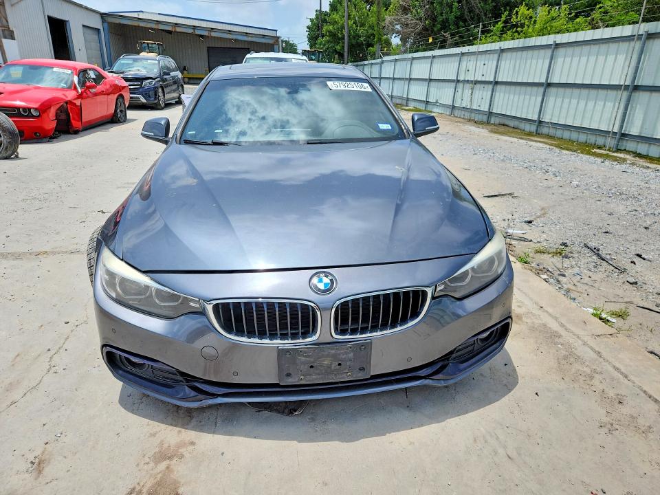 2018 BMW 4er VIN WBA4J1C5XJBG79521 COPART salvage auction — FRONT END, Tx - Salvage Vehicle Title, sold $1,100 on 2026-07-28 (photo 5)