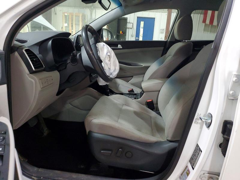 2020 Hyundai Tucson VIN KM8J3CAL4LU117112 COPART salvage auction — FRONT END, Pa - Certificate Of Salvage, sold $750 on 2026-07-08 (photo 7)