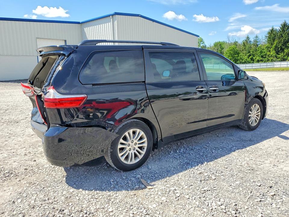 2015 Toyota VIN 5TDYK3DC9FS528760 COPART salvage auction — REAR END, Ny - Mv-907A Salvage Certificate, sold $425 on 2026-07-13 (photo 3)