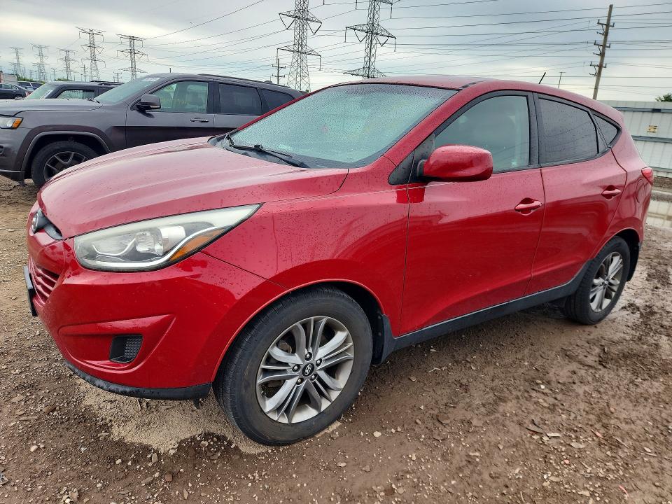 2015 Hyundai Tucson VIN KM8JTCAF3FU022426 COPART salvage auction — SIDE, Il - Salvage Certificate, sold $250 on 2026-07-21 (photo 1)