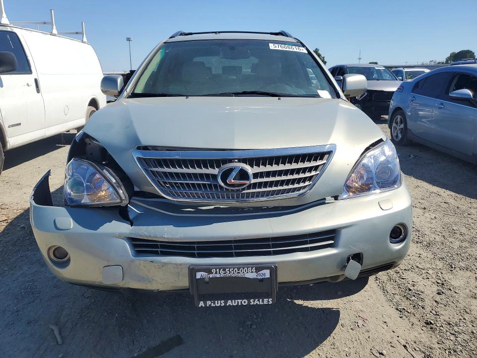 2008 Lexus Rx 400h VIN JTJHW31U882046161 COPART salvage auction — FRONT END, CA - SALVAGE CERTIFICATE, sold $1,150 on 2026-07-14 (photo 5)