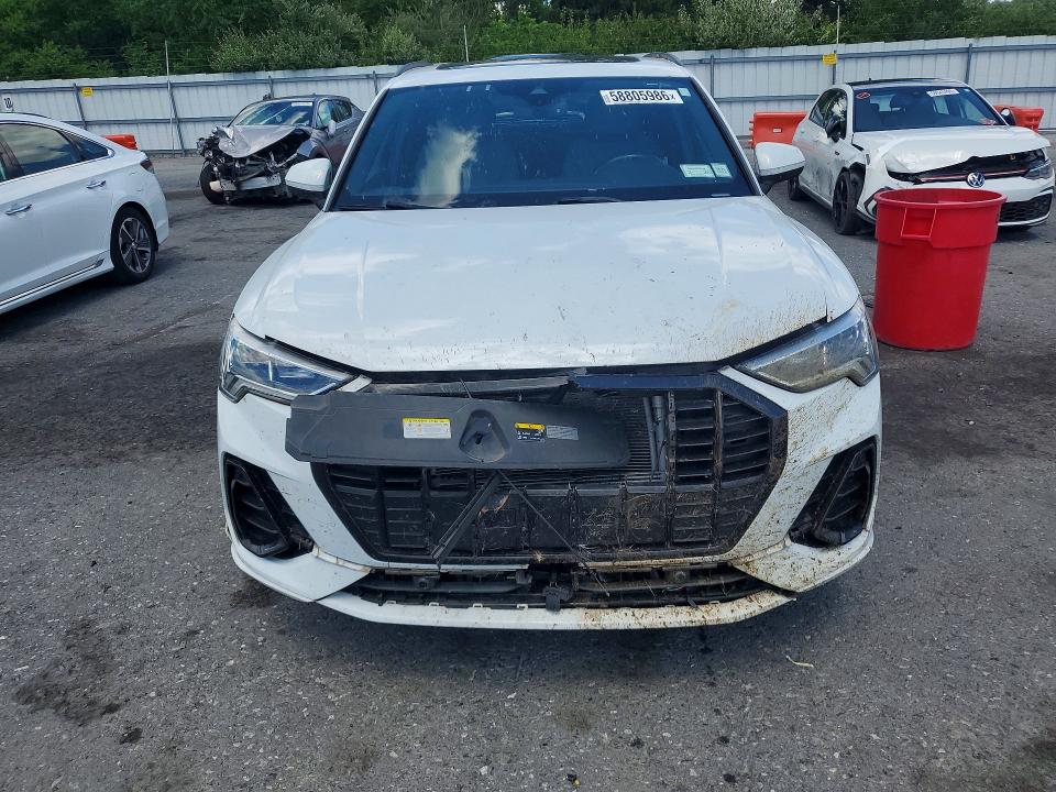2022 Audi Q3 VIN WA1EECF39N1051602 COPART salvage auction — FRONT END, Pa - Certificate Of Salvage, sold $6,400 on 2026-07-14 (photo 5)