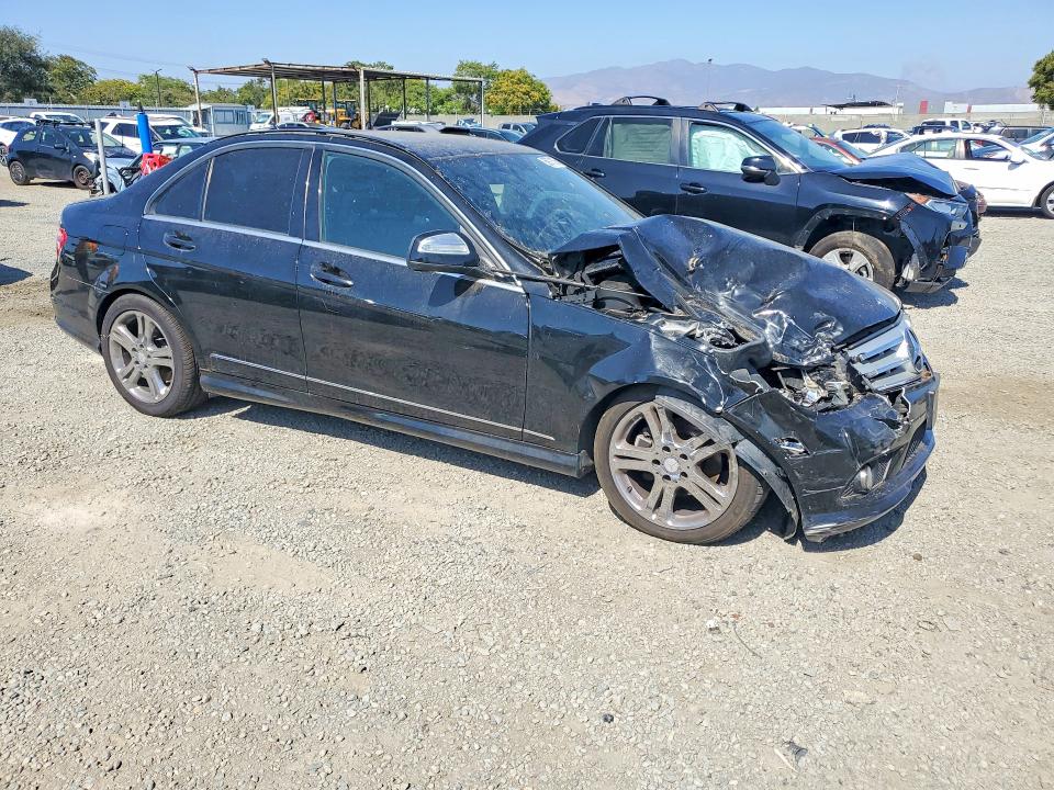 2008 Mercedes-benz C class VIN WDDGF54X78F047395 COPART salvage auction — FRONT END, CA - SALVAGE CERTIFICATE, sold $375 on 2026-07-24 (photo 4)