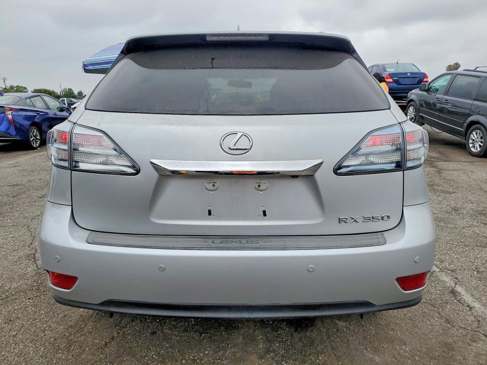 2012 Lexus Rx VIN 2T2BK1BA7CC143323 COPART salvage auction — FRONT END, Ca - Salvage Certificate, sold $4,350 on 2026-07-09 (photo 6)