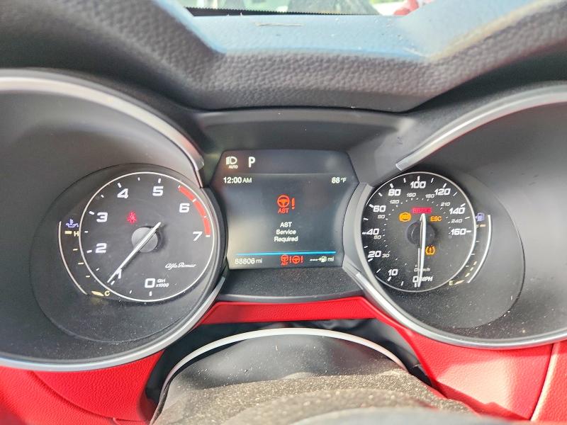 2018 Alfa romeo Stelvio VIN ZASFAKPN9J7B88280 COPART salvage auction — ALL OVER, LA - CERT OF TITLE-SALVAGE (P), sold $1,200 on 2026-08-25 (photo 9)