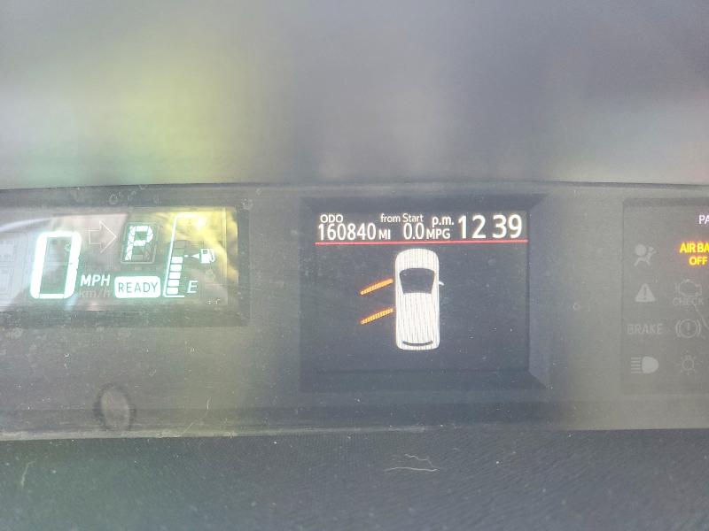 2012 Toyota Prius VIN JTDKDTB3XC1027467 COPART salvage auction — FRONT END, CA - SALVAGE CERTIFICATE, sold $1,750 on 2026-07-25 (photo 9)