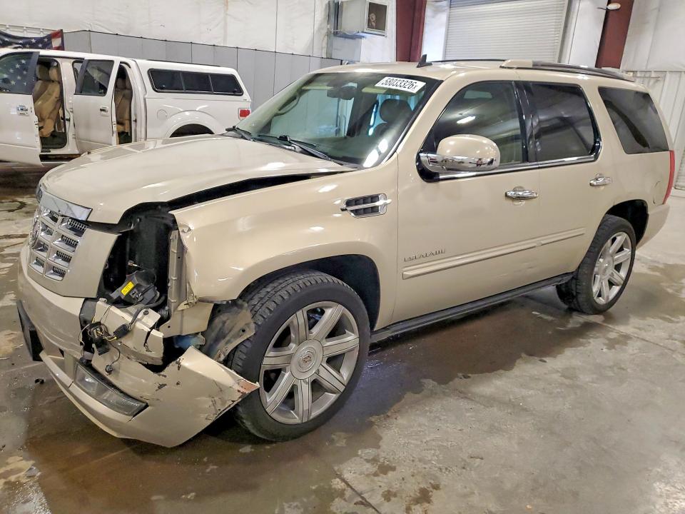 2011 Cadillac Escalade VIN 1GYS4CEF2BR161342 COPART salvage auction — FRONT END, Mn - Cert Of Title-Prior Salvage, sold $4,350 on 2026-08-01 (photo 1)