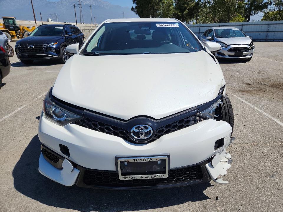 2018 Toyota Corolla VIN JTNKARJE5JJ564643 COPART salvage auction — FRONT END, Ca - Salvage Certificate, sold $2,900 on 2026-07-02 (photo 5)