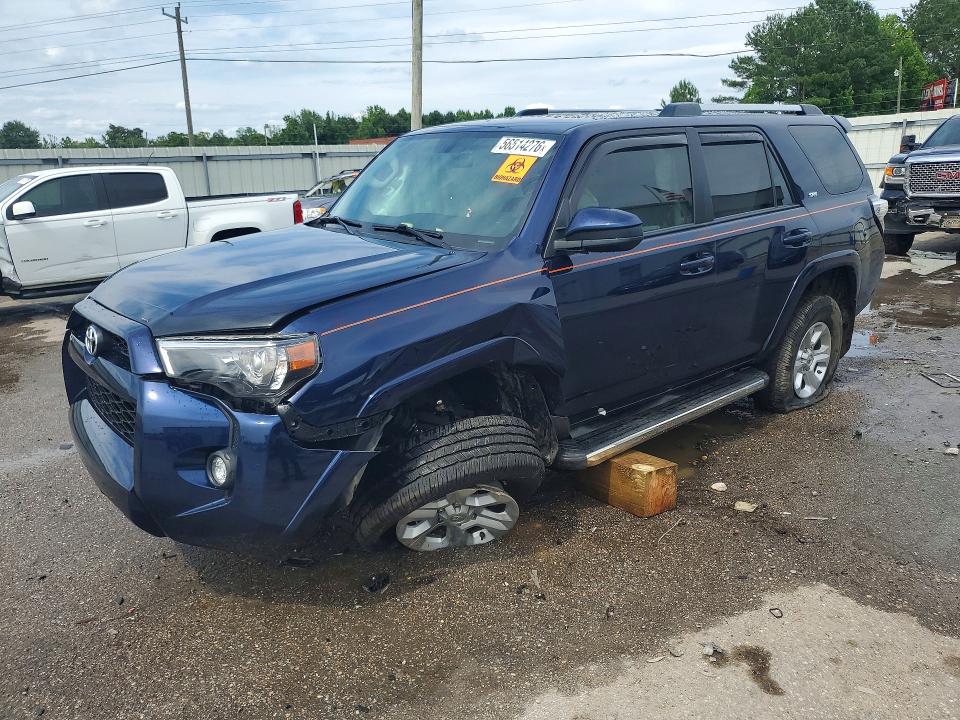 2019 Toyota 4runner VIN JTEZU5JR2K5199950 COPART salvage auction — FRONT END, Al - Cert Of Title-Salvage Title, sold $6,200 on 2026-08-27 (photo 1)