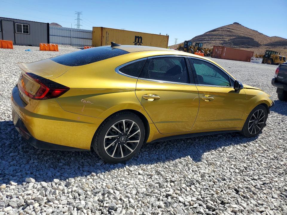 2020 Hyundai Sonata VIN 5NPEJ4J27LH024507 COPART salvage auction — FRONT END, Nv - Salvage Title, sold $5,800 on 2026-07-15 (photo 3)