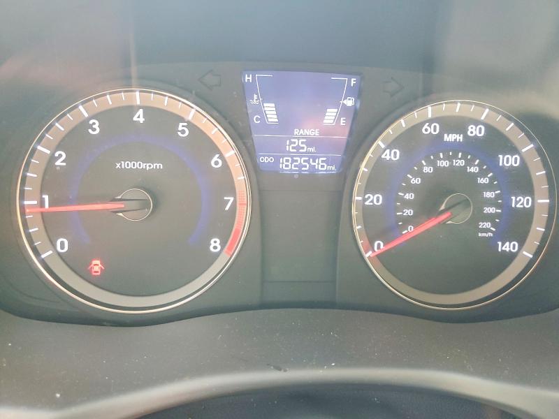 2013 Hyundai Accent VIN KMHCU5AE9DU113917 COPART salvage auction — REAR END, Nc - Salvage Certificate Of Title, sold $375 on 2026-07-31 (photo 9)