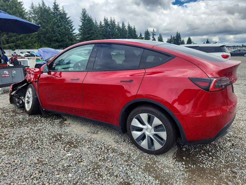 2020 Tesla Model y VIN 5YJYGDEE0LF050977 COPART salvage auction — FRONT END, Wa - Bill Of Sale, sold $7,100 on 2026-07-14 (photo 2)