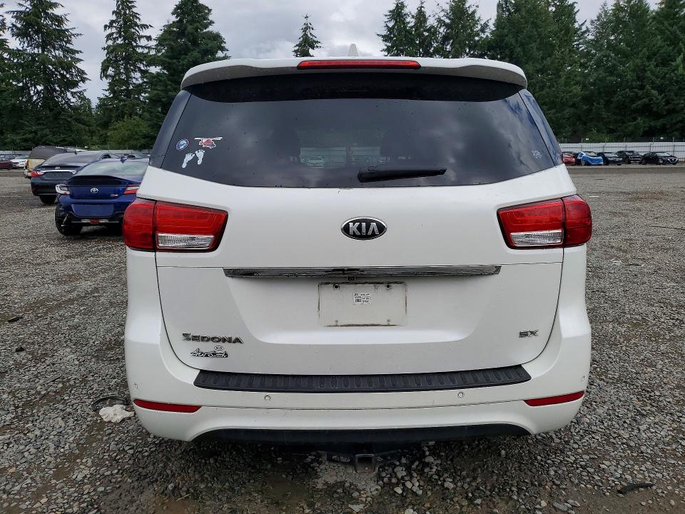 2015 Kia SEDONA VIN KNDMC5C17F6046571 COPART salvage auction — VANDALISM, WA - BILL OF SALE, sold $1,850 on 2026-07-24 (photo 6)