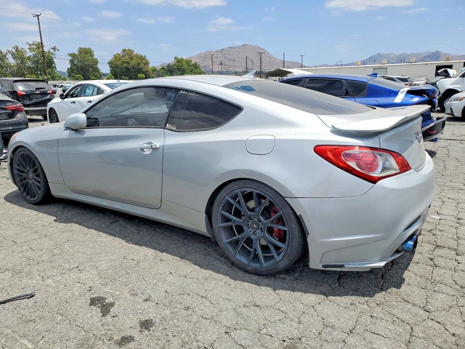 2010 Hyundai Genesis VIN KMHHT6KD9AU023568 COPART salvage auction — FRONT END, Ca - Salvage Certificate, sold $1,200 on 2026-07-09 (photo 2)