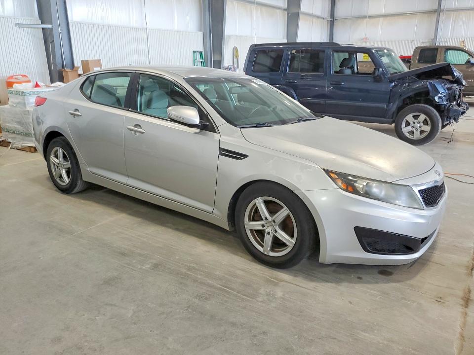 2011 Kia Optima VIN KNAGM4A74B5177093 COPART salvage auction — HAIL, Ne - Cert Of Title-Salvage, sold $500 on 2026-07-21 (photo 4)