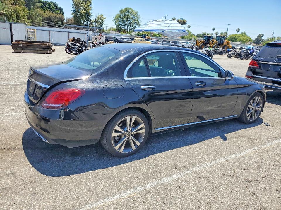 2020 Mercedes-benz C-klasse VIN WDDWF8DB6LR525721 COPART salvage auction — SIDE, Ca - Salvage Certificate, sold $7,200 on 2026-07-14 (photo 3)