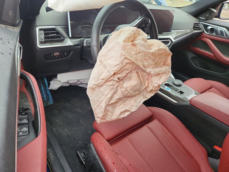 2024 BMW I4 VIN WBY33AW09RFR75073 COPART salvage auction — FRONT END, Il - Salvage Certificate, sold $18,200 on 2026-07-14 (photo 8)