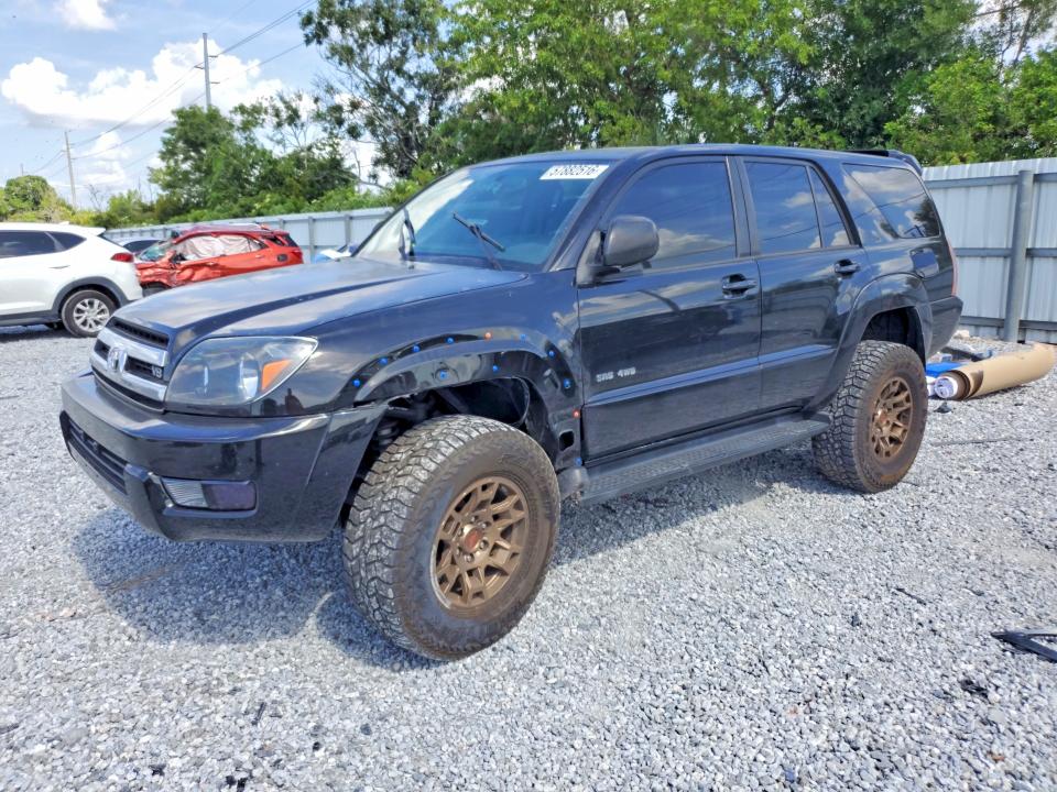 2005 Toyota 4runner VIN JTEBT14R858025246 COPART salvage auction — UNDERCARRIAGE, FL - CERT OF TITLE SLVG REBUILDABLE, sold $15 on 2026-07-21 (photo 1)
