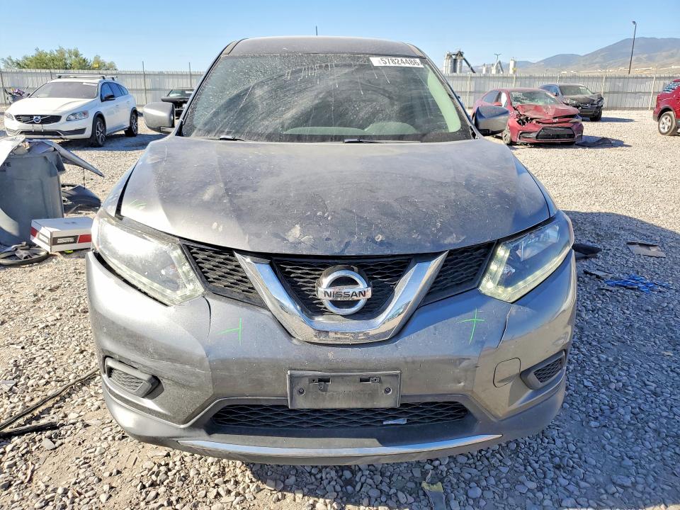 2016 Nissan Rogue VIN JN8AT2MV6GW144015 COPART salvage auction — REAR END, Ut - Salvage Certificate, sold $1,050 on 2026-07-10 (photo 5)